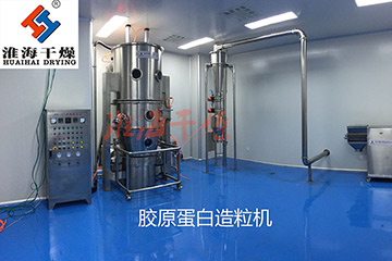 Huaihai Drying and Hainan Biotechnology Co., Ltd. signed a collagen spray granulator